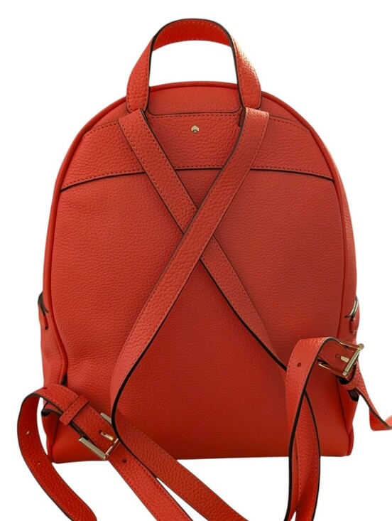 Kate Spade Day Pack Medium Backpack Pebble Leather Peach Melba main image 8